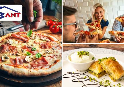 2-gangen pizzadiner voor dine-in in Eindhoven