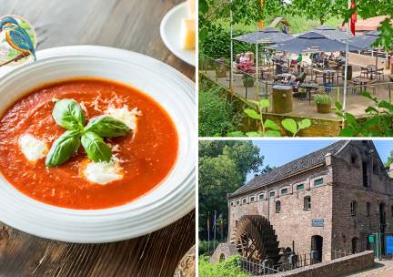 2-gangenlunch à la carte bij Graanbranderij De IJsvogel