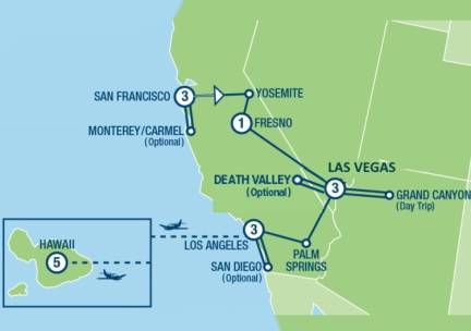 West Coast Aloha (18 dagen)