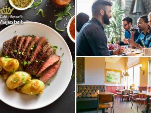 2- of 3-gangendiner Ã  la carte bij GrandcafÃ©-EetcafÃ© De Majesteit