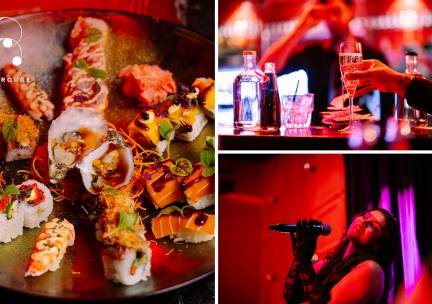 4-gangen shared dining-diner bij Bar Rouge in hartje Amsterdam