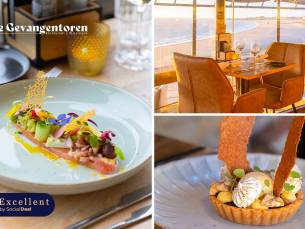 4- of 5-gangendiner van de chef bij Restaurant De Gevangentoren in Vlissingen