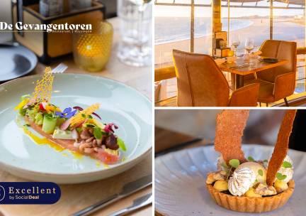 4- of 5-gangendiner van de chef bij Restaurant De Gevangentoren in Vlissingen