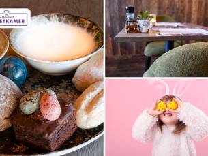 4-gangen paasbuffet of paas-high tea voor afhaal bij De Eetkamer