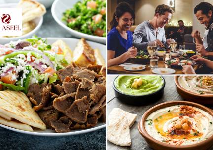 Syrisch 3-gangen keuzediner + salade bij Al Aseel Groningen