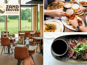 4-, 5- of 6-gangen shared dining-diner bij Beachclub Zand Erover