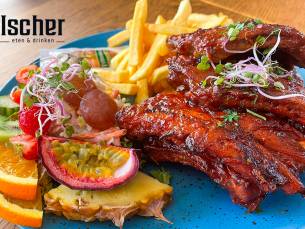Onbeperkt spareribs + friet + rauwkost + mayonaise bij Het Bolscher