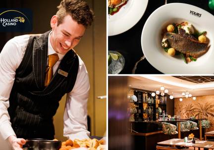 3-gangen keuzediner bij Bistro Yours in Holland Casino