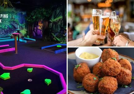 Minigolf voor 1 of 2 personen (45 min) + evt. bittergarnituur en drankje bij Jumping Jack Almere