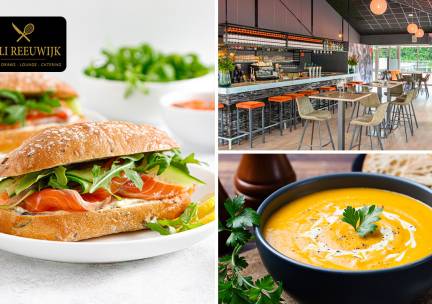 Complete lunch + gebak bij Deli Reeuwijk