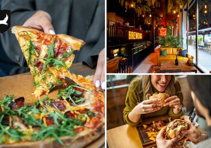 Burger of pizza + bijgerecht + evt. nagerecht bij BrewDog Witte de With