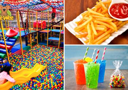 Entree + slush puppy + snoepzakje of kinderfeestje bij Kinderspeeldorp Pee Wee