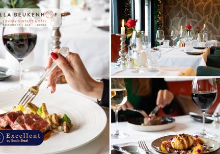 5-gangendiner van de chef + amuse + bubbels bij Villa Beukenhof