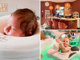 Babyfloaten (20 tot 30 min) of Shantala babymassage (60 min)