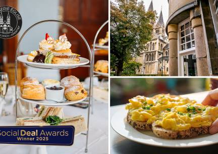 3-gangen high tea (2 uur) bij Brasserie Ãglise