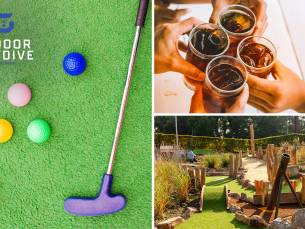 Adventure Golf (15 holes) + drankje