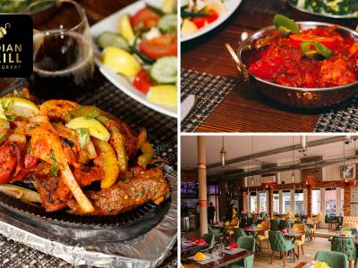 Indiaas 3-gangen keuzediner of -lunch bij Indian Grill Restaurant