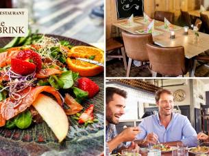 2-gangen keuzelunch + drankje bij Brasserie de Brink