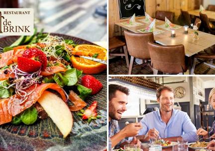 2-gangen keuzelunch + drankje bij Brasserie de Brink