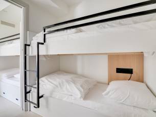 New family penthouse for 6 people with 2 bunk beds