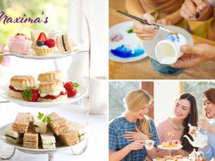 High tea + servies schilderen (2 uur)