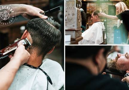 Kappersbehandeling bij Barbierszaak Kei Scherp Eindhoven
