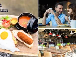 Lunchplank bij Brasserie De Vuurtoren