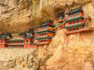 Hangend Klooster en Boeddha Grotten van Datong