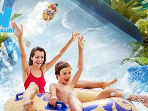 Entree voor overdekt zwemparadijs Aqualibi
