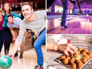 Bowlen (1 of 2 uur) + bittergarnituur of familie-pinsa