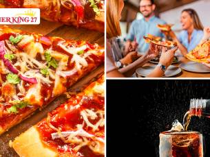 Pizza + drankje naar keuze voor afhaal of dine-in