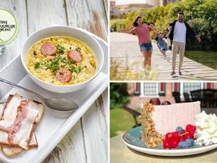 Wandelarrangement incl. koffie met gebak + snert met roggenbrood en katenspek