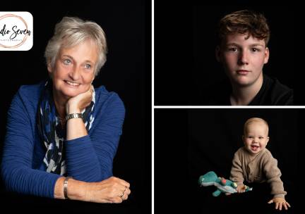 Mini-fotoshoot in headshot-stijl + 5 bewerkte foto's (20 min)