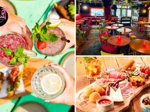 Kleine borrelplank + cocktail in hartje Amsterdam