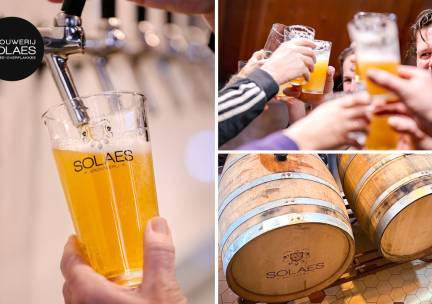 Rondleiding en bierproeverij (3 biertjes) bij Brewpub Solaes