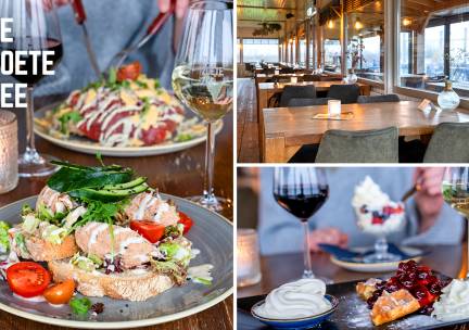 2- of 3-gangen keuzelunch bij Strandpaviljoen De Zoete Zee