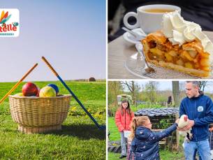 Boerengolf + koffie/thee/fris + appelgebak bij Beleefboerderij De Stelle