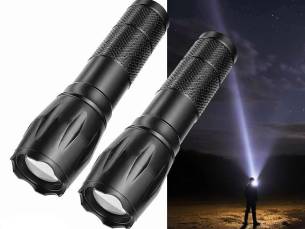 Militaire Zaklamp 1+1 GRATIS - Tot Wel 500 Meter Bereik! ...