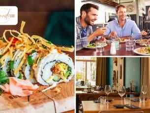 3-gangen tafeldiner met onbeperkt streetfood (2,5 uur) bij The Good Food