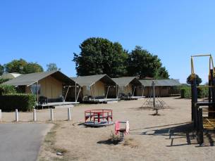 6-persoons Safaritent op vakantiepark de Rhederlaagse Meren