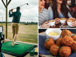 Dagpas golfen + drankje en bitterballen
