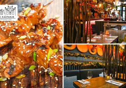 3-gangen shared dining-diner bij Restaurant De Kastanje