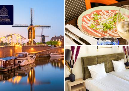 Overnachting voor 2 + ontbijt + evt. 3-gangendiner Ã  la carte in Heusden