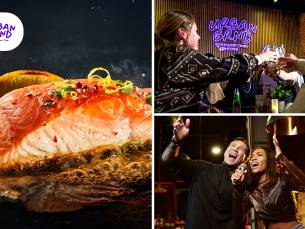 Premium 4-gangen shared dining + evt. activiteit naar keuze (30 min) bij Urban GRND Hengelo