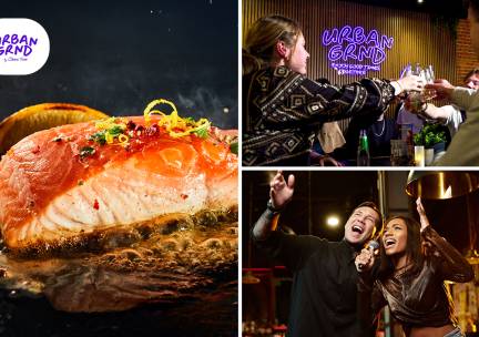 Premium 4-gangen shared dining + evt. activiteit naar keuze (30 min) bij Urban GRND Hengelo