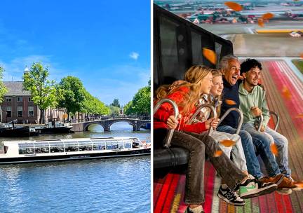 Entree voor THIS IS HOLLAND + rondvaart door Amsterdam (75 min)