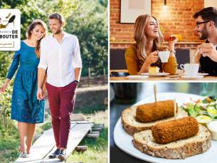 Wandelarrangement incl. warme drank + gebak + 2-gangenlunch