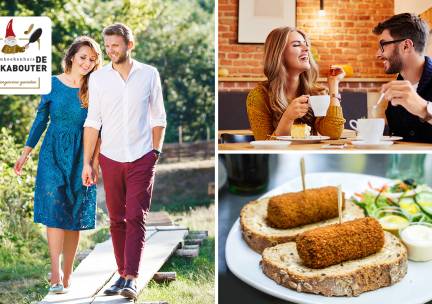 Wandelarrangement incl. warme drank + gebak + 2-gangenlunch