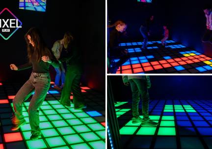 Pixel-Play (15 min of 30 min) + portie snacks