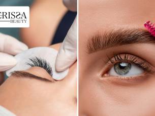 Wimperlift of wenkbrauwbehandeling naar keuze